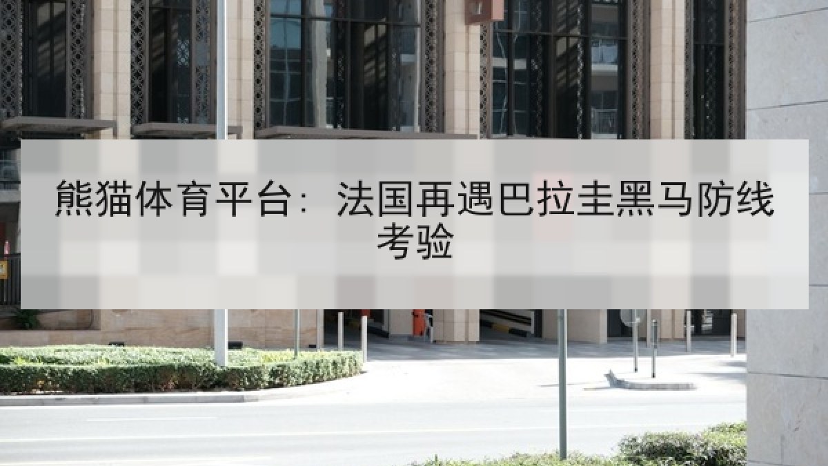 熊猫体育平台: 法国再遇巴拉圭黑马防线考验